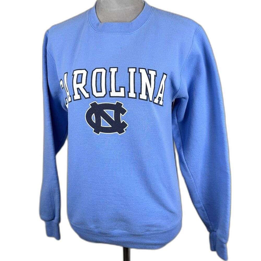 Champion North Carolina Tarheels Sweatshirt Size XS Sweater Y2K Baby Blue